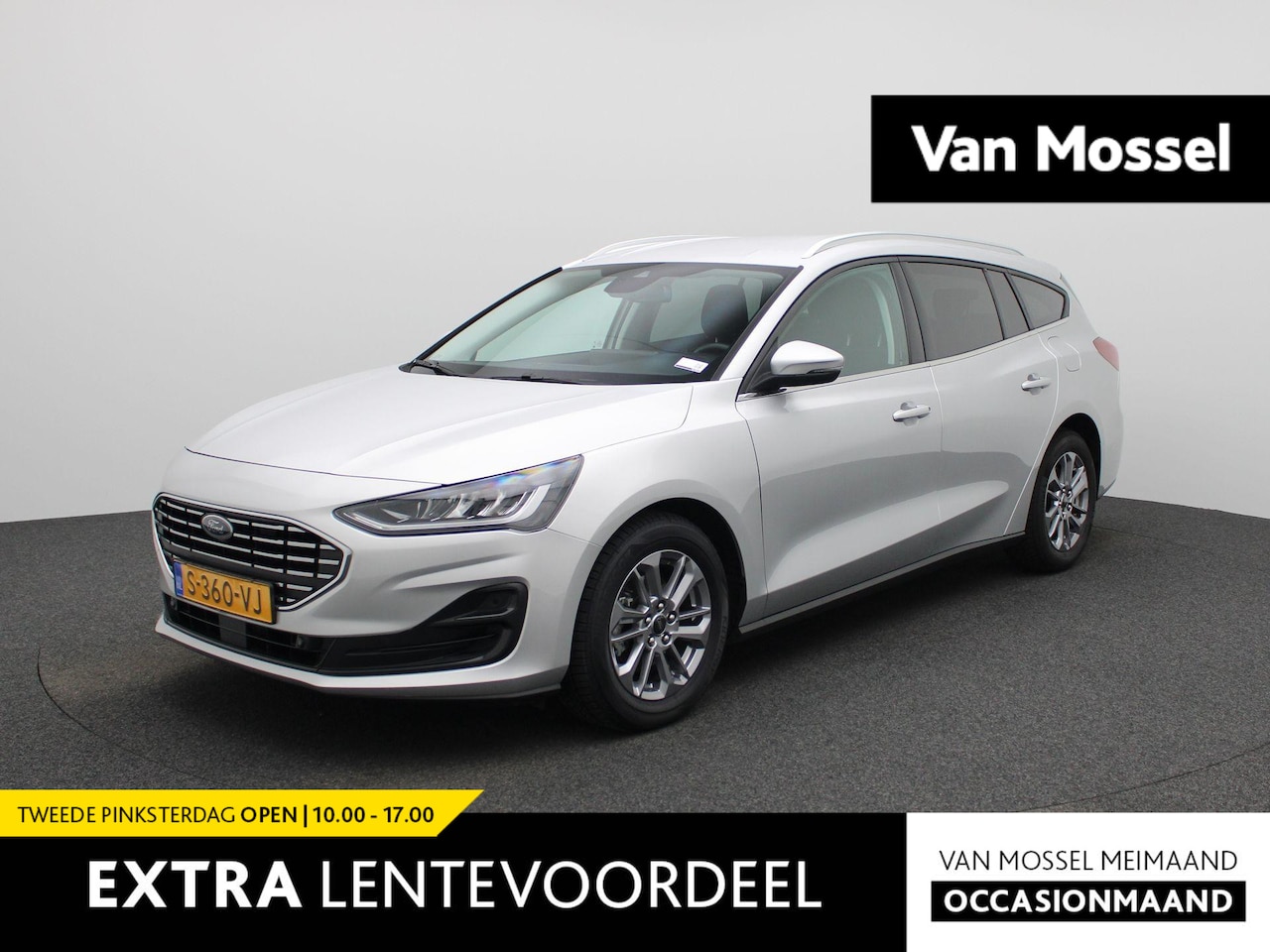Ford Focus Wagon - 1.0 EcoBoost Hybrid Titanium | NAVIGATIE | APPLE CARPLAY - ANDROID AUTO | PARKEERSENSOREN - AutoWereld.nl