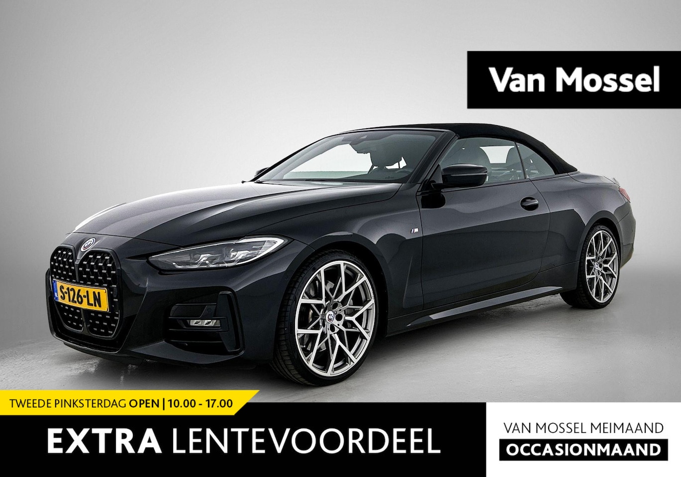 BMW 4-serie Cabrio - 430i xDrive High Executive M-SPORT | ACHTERUITRIJCAMERA | MEMORY | APPLE CARPLAY | LEDEREN - AutoWereld.nl