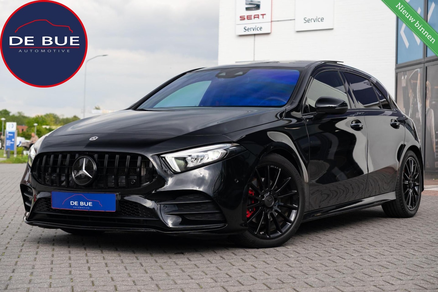 Mercedes-Benz A-klasse - 200 AMG|A35 Styling|Panoramadak|Burmester|CarPlay|Sfeer|WideScreen|Memory|Dealer onderhoud - AutoWereld.nl