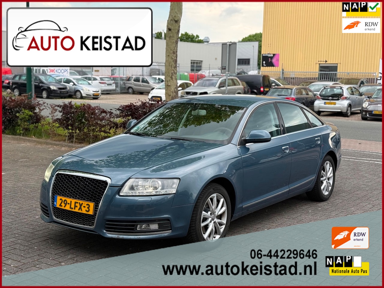 Audi A6 Limousine - 2.0 TFSI FACELIFT AUTOMAAT, LEDER/NAVIGATIE/XENON! DISTRIBUTIE VERVANGEN! - AutoWereld.nl