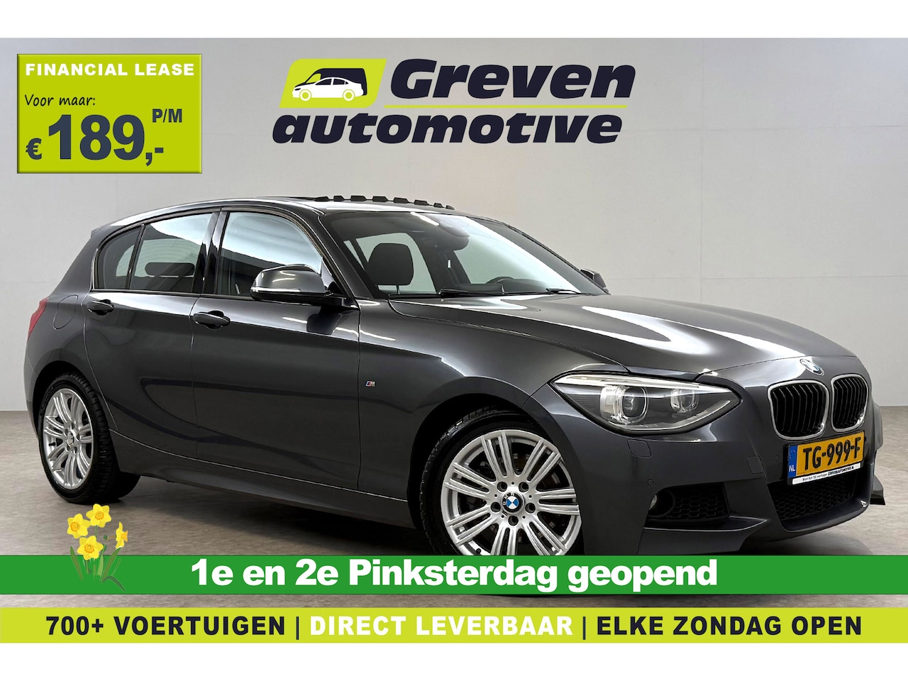 BMW 1-serie - 120d Business M-Sport | Pano | Clima | Cruise | Navigatie | Trekhaak | LED | Parkeersens. - AutoWereld.nl
