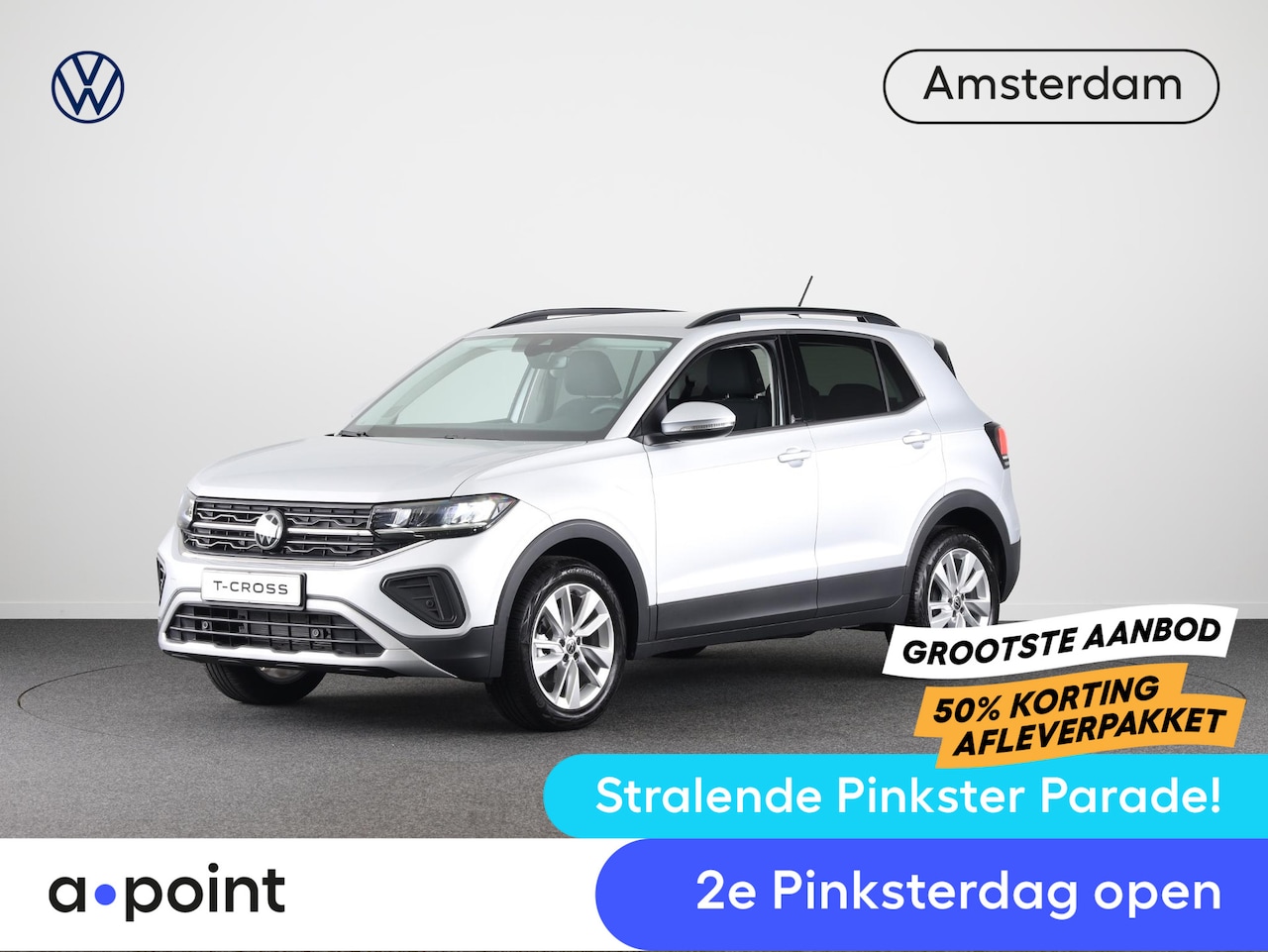 Volkswagen T-Cross - 1.0 TSI Life Edition 95PK | Private lease vanaf € 559,- pm | Navigatie | Camera | Stoelver - AutoWereld.nl