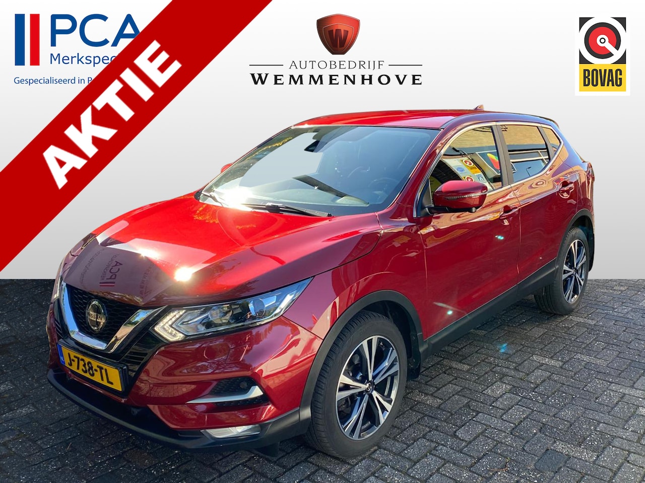 Nissan Qashqai - 1.3 DIG-T Tekna Automaat/Camera/Alu wielen/Navigatie - AutoWereld.nl
