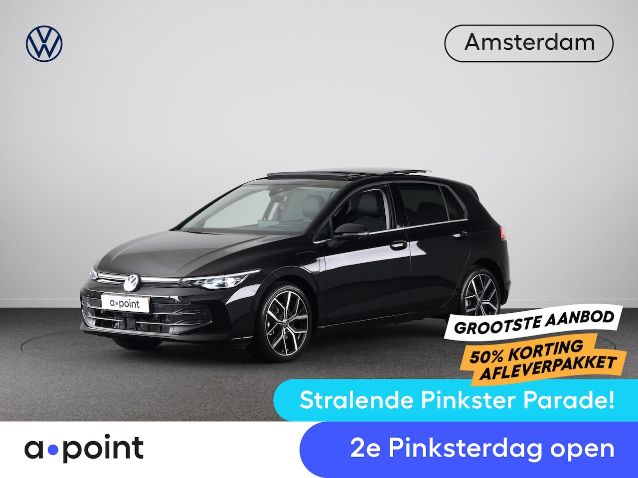 Volkswagen Golf - 1.5 eHybrid Style Edition 204PK | Panoramadak | Wegklapbare trekhaak | Sportonderstel | Le - AutoWereld.nl