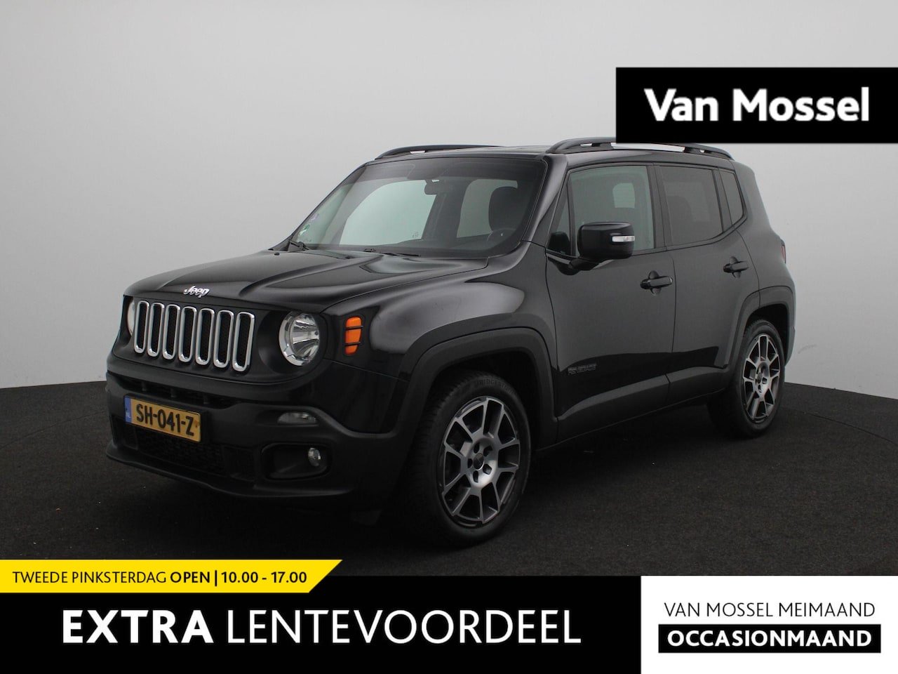 Jeep Renegade - 1.4 MultiAir Night Eagle II | Airco | Apple Carplay/Android Auto | 18" Lichtmetalen velgen - AutoWereld.nl