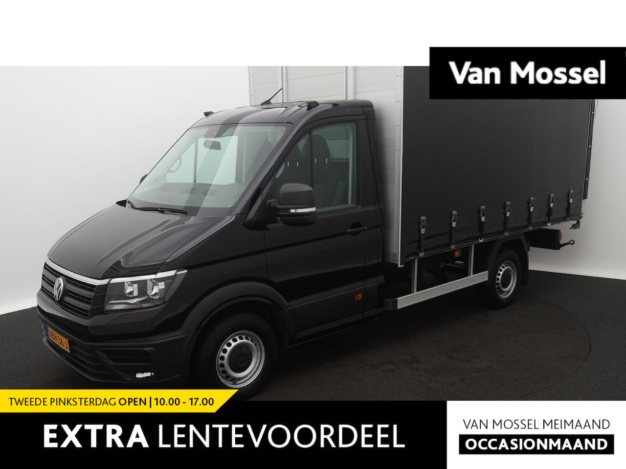 Volkswagen Crafter - 2.0 TDI L3 Comfortline 177 PK Volkswagen Crafter 35 2.0 TDI 177pk L3 | HUIF | Open laadbak - AutoWereld.nl