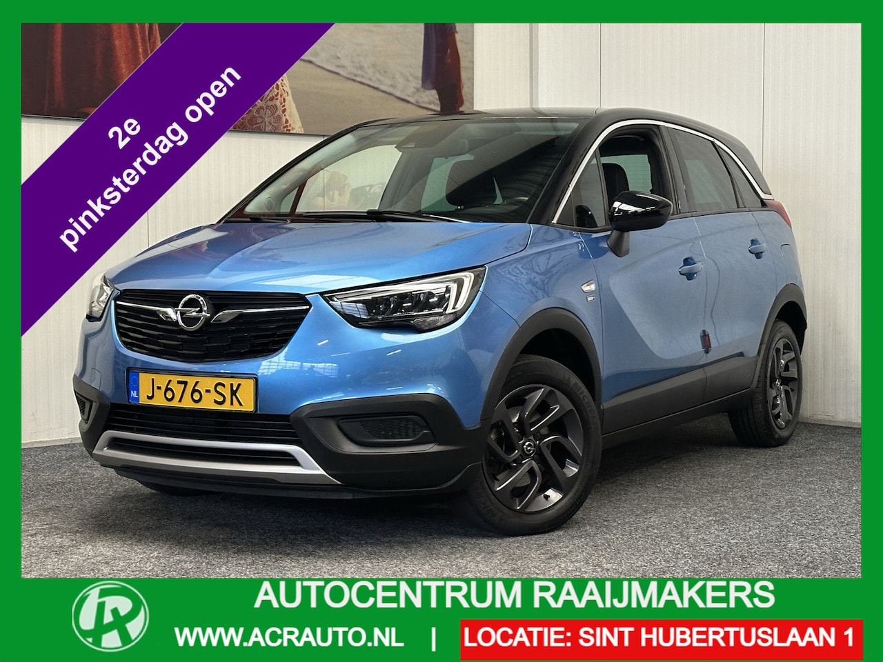 Opel Crossland X - 1.2 TURBO EDITION 2020 AUTOMAAT NAVIGATIE VIA APPLE CARPLAY/ANDROID CRUISE CONTROL AIRCO R - AutoWereld.nl