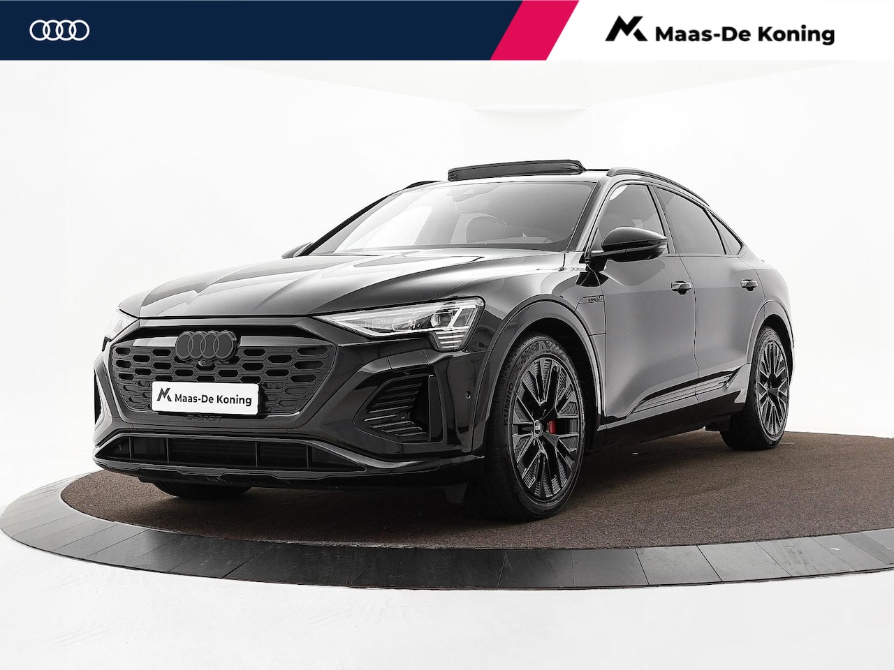 Audi Q8 Sportback e-tron - 55 408pk Quattro S Edition 115 kWh · SOH 95,1% · Panoramadak · Luchtvering · 360 Camera · - AutoWereld.nl