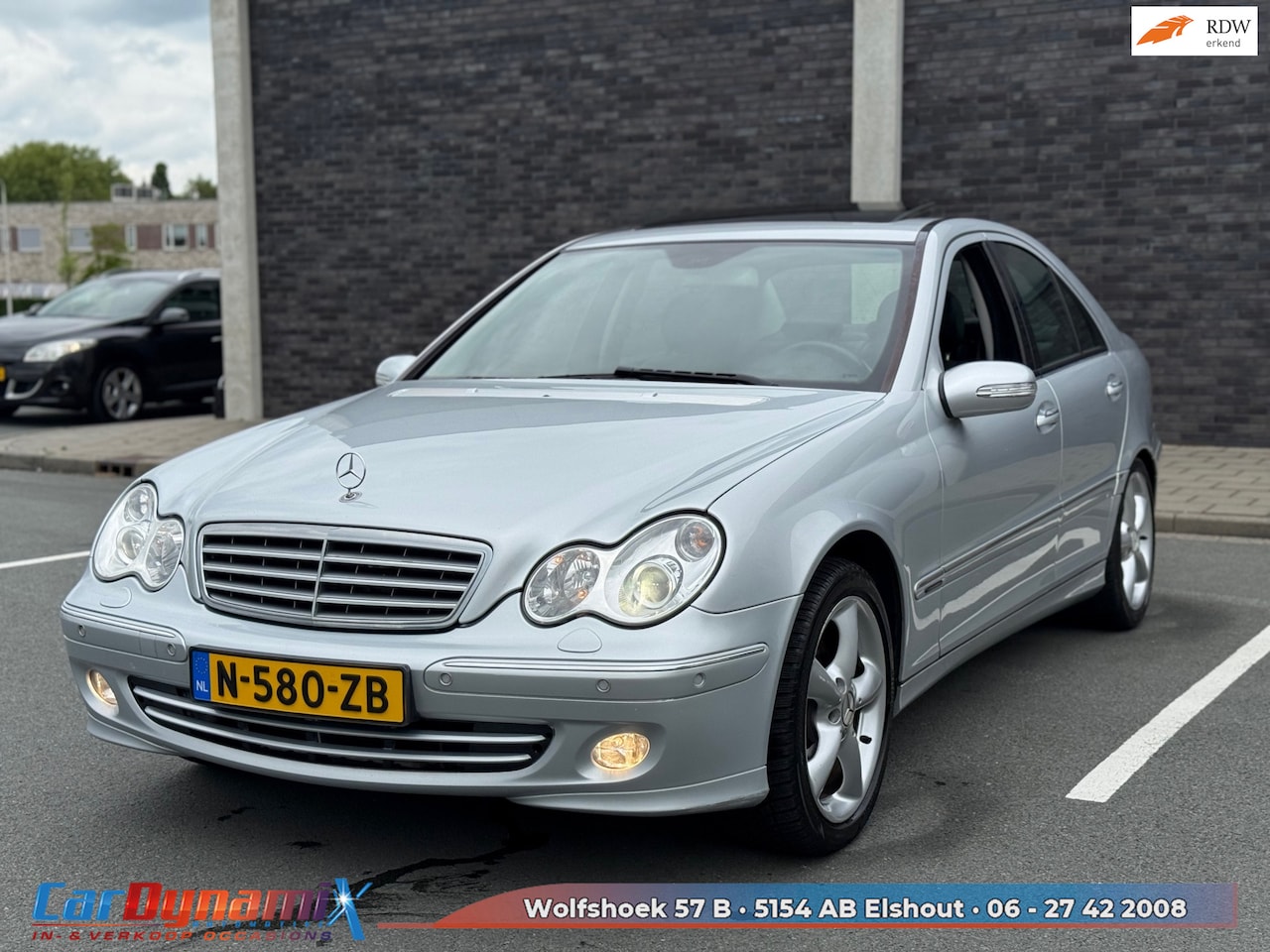 Mercedes-Benz C-klasse - 280 4-Matic V6 | Autom. | Vol. historie | Schuifdak | Leder | Stoelvw | Zeer netjes - AutoWereld.nl