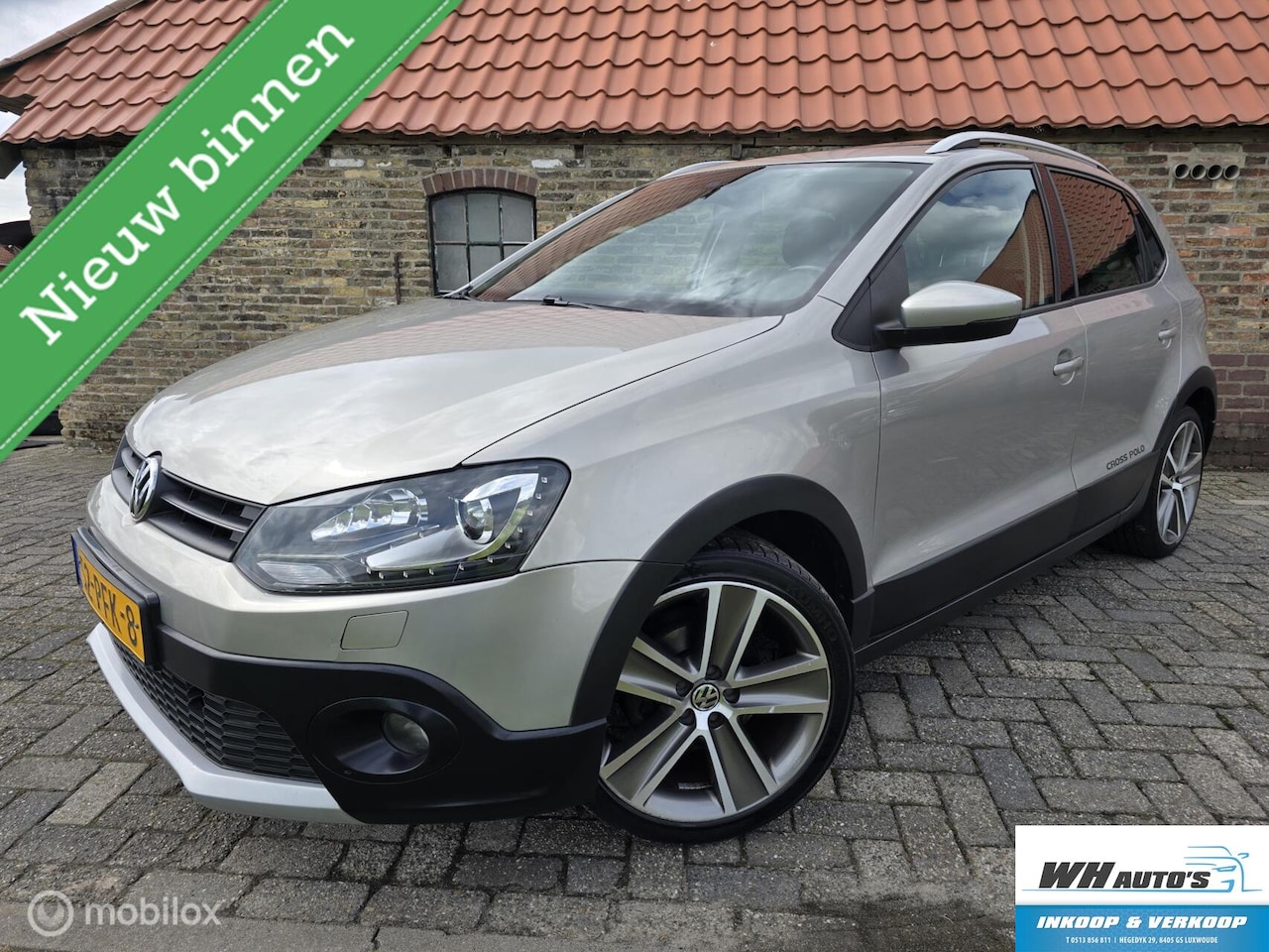 Volkswagen Polo - 1.2 TSI Cross Navi|Leer| Pano | Led | Xenon - AutoWereld.nl