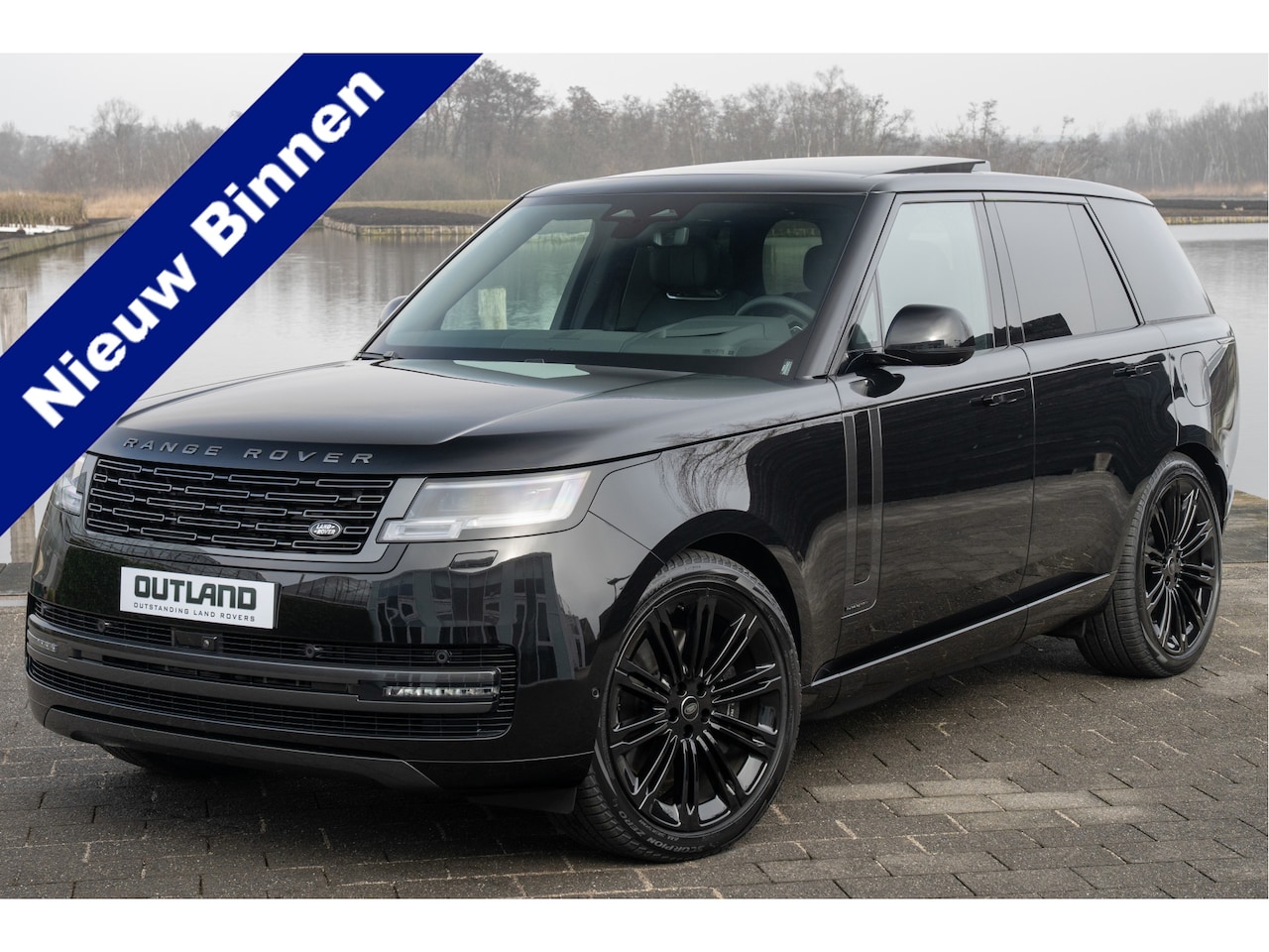 Land Rover Range Rover - P550e Autobiography | Santorini Black | Ebony leder | 23" inch | - AutoWereld.nl