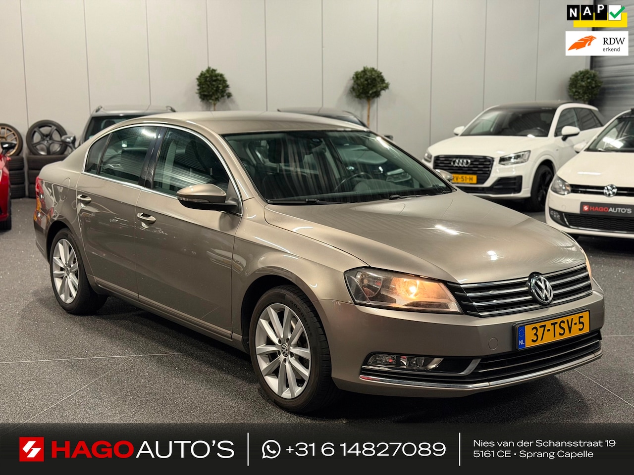 Volkswagen Passat - 1.4 TSI Highline BlueMotion NAVI/CRUISE/PDC/TREKHAAK/CLIMATE/HALF-LEDER-ALCANTARA - AutoWereld.nl