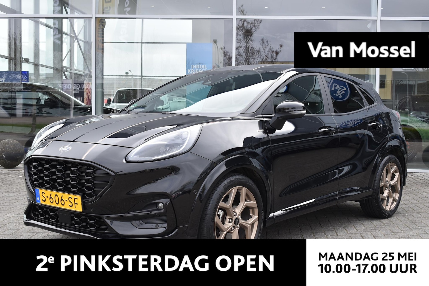 Ford Puma - 1.0 EcoBoost Hybrid ST-Line X Gold Edition | Unieke Auto | 155 PK | Afneembare Trekhaak | - AutoWereld.nl
