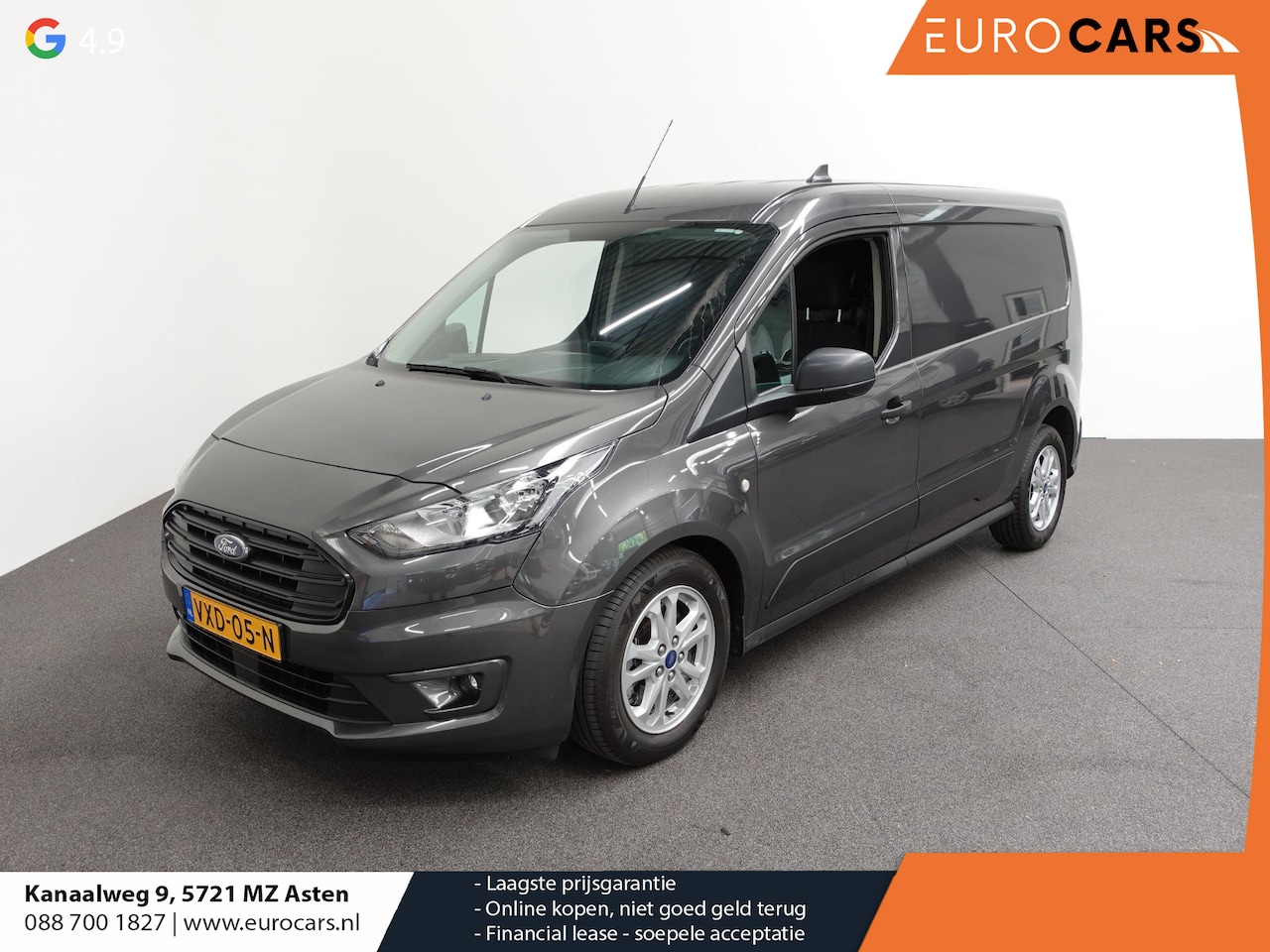 Ford Transit Connect - 1.5 EcoBlue L2 Trend Automaat Navigatie Airco Parkeersensoren Cruise Control Camera DAB+ - AutoWereld.nl