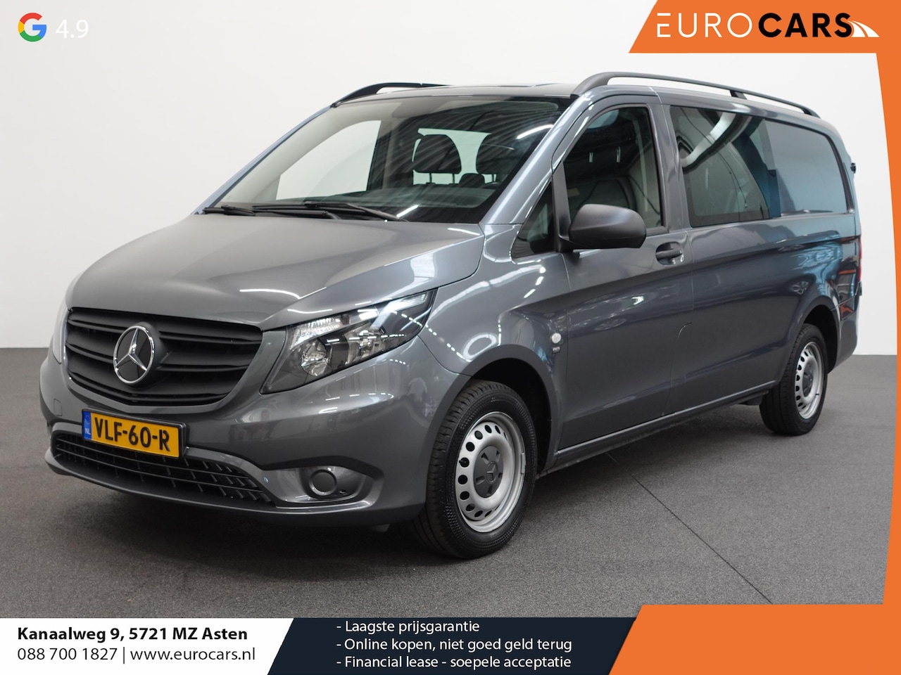 Mercedes-Benz Vito - 114 CDI Automaat Dubbele Cabine 6-zits Navigatie Apple Carplay Trekhaak Cruise control  Eu - AutoWereld.nl