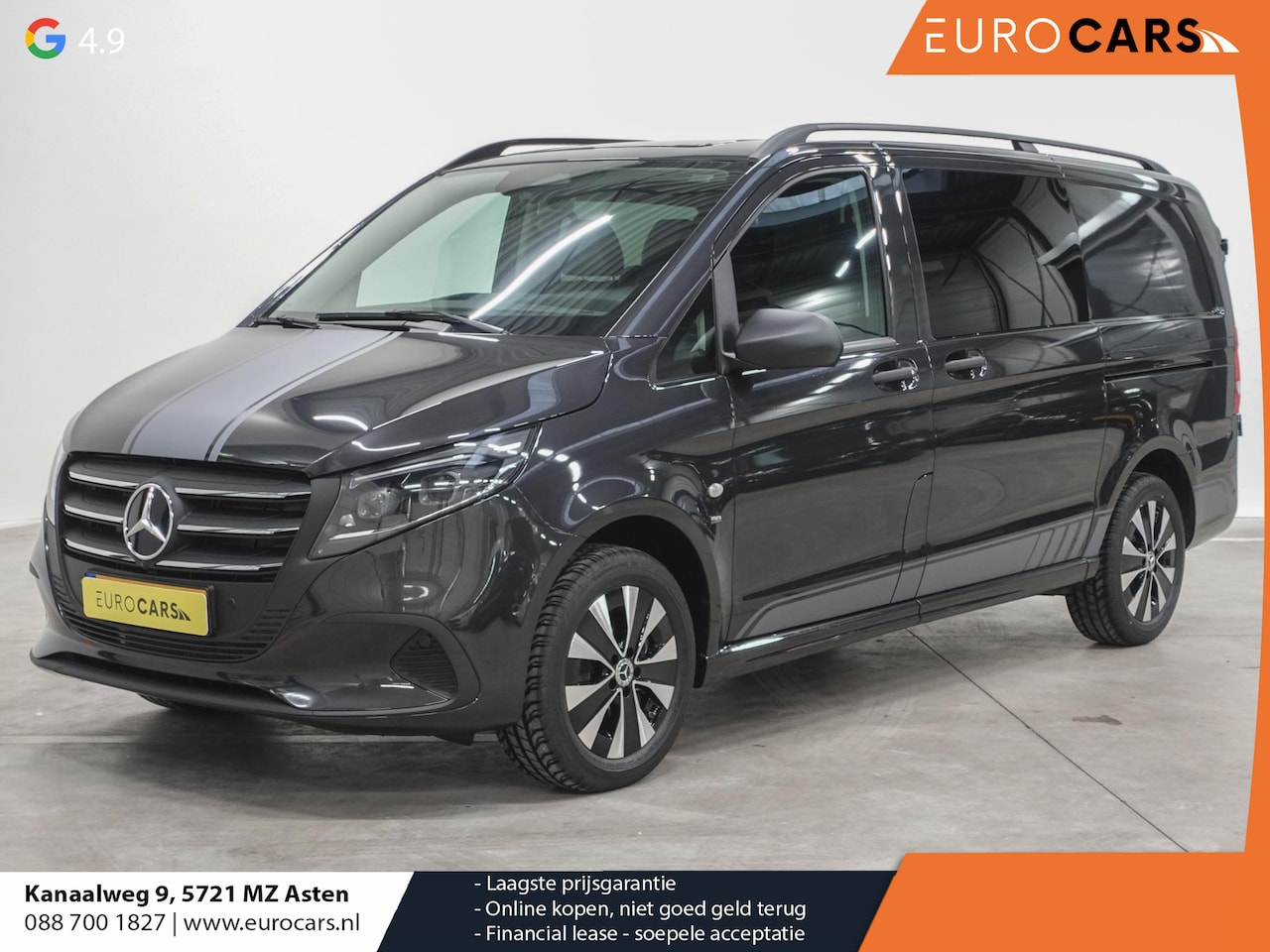 Mercedes-Benz Vito - 114 CDI L2 Select Dubbele Cabine Automaat Airco Navi Lang Dubbele Cabine - AutoWereld.nl