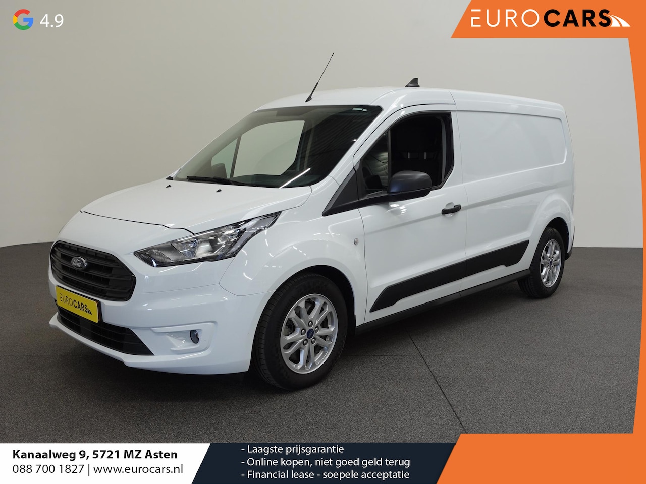 Ford Transit Connect - 1.5 EcoBlue Automaat L2 Trend Navi Airco PDC A Cruise Control 3-Zits Camera DAB+ - AutoWereld.nl