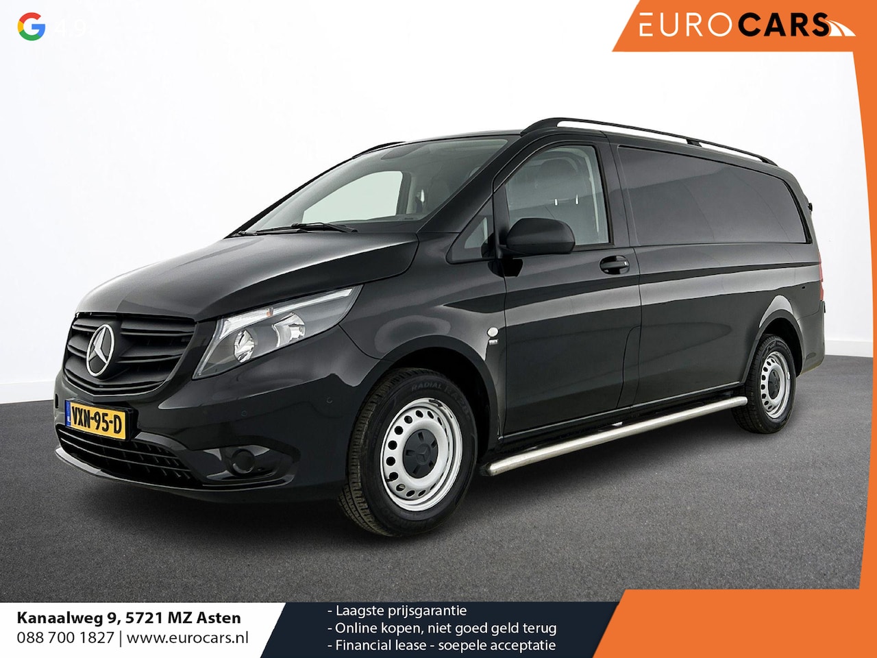 Mercedes-Benz Vito - 114 CDI Lang Automaat Apple Carplay Camera Trekhaak Cruise control Airco Bluetooth - AutoWereld.nl