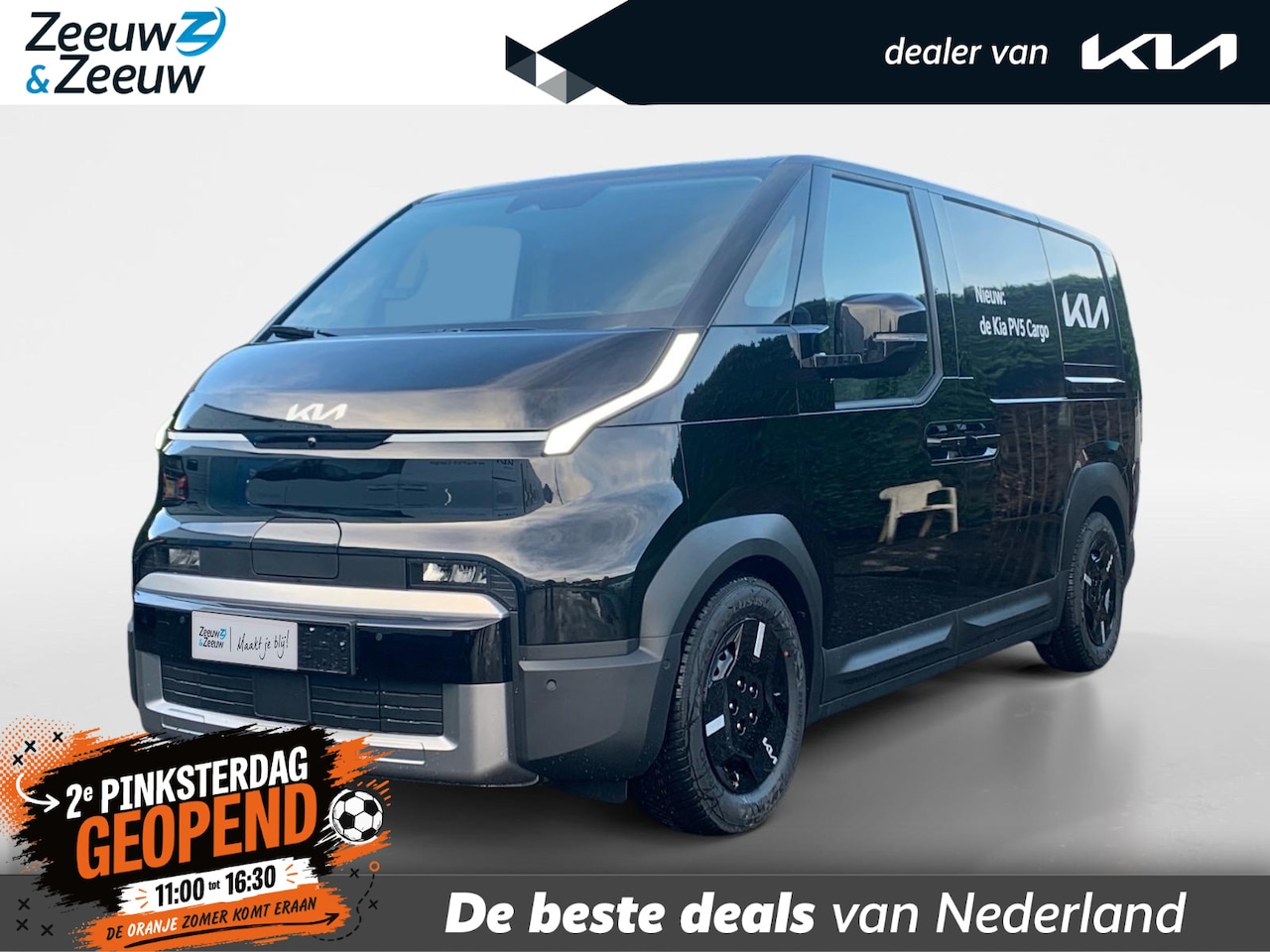 Kia PV5 - Cargo Elite 51.5 kWh | Nieuw te bestellen! | 297 Km bereik |  Laadcapaciteit 4.4 m³ | 360° - AutoWereld.nl