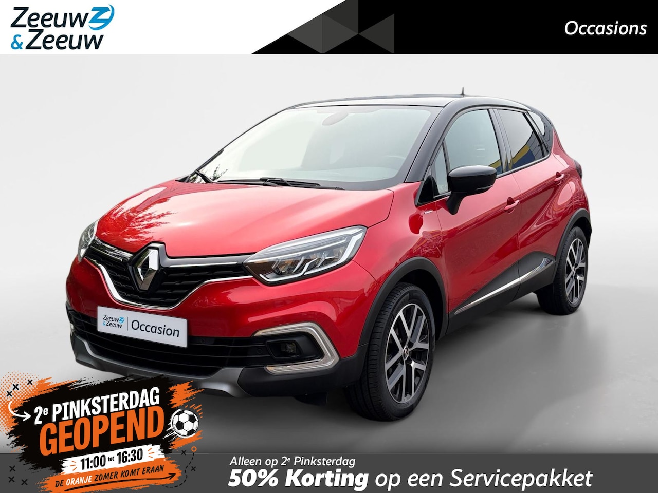 Renault Captur - 0.9 TCe Version S electronic climate controle , navigatiesysteem full map , panoramadak , - AutoWereld.nl