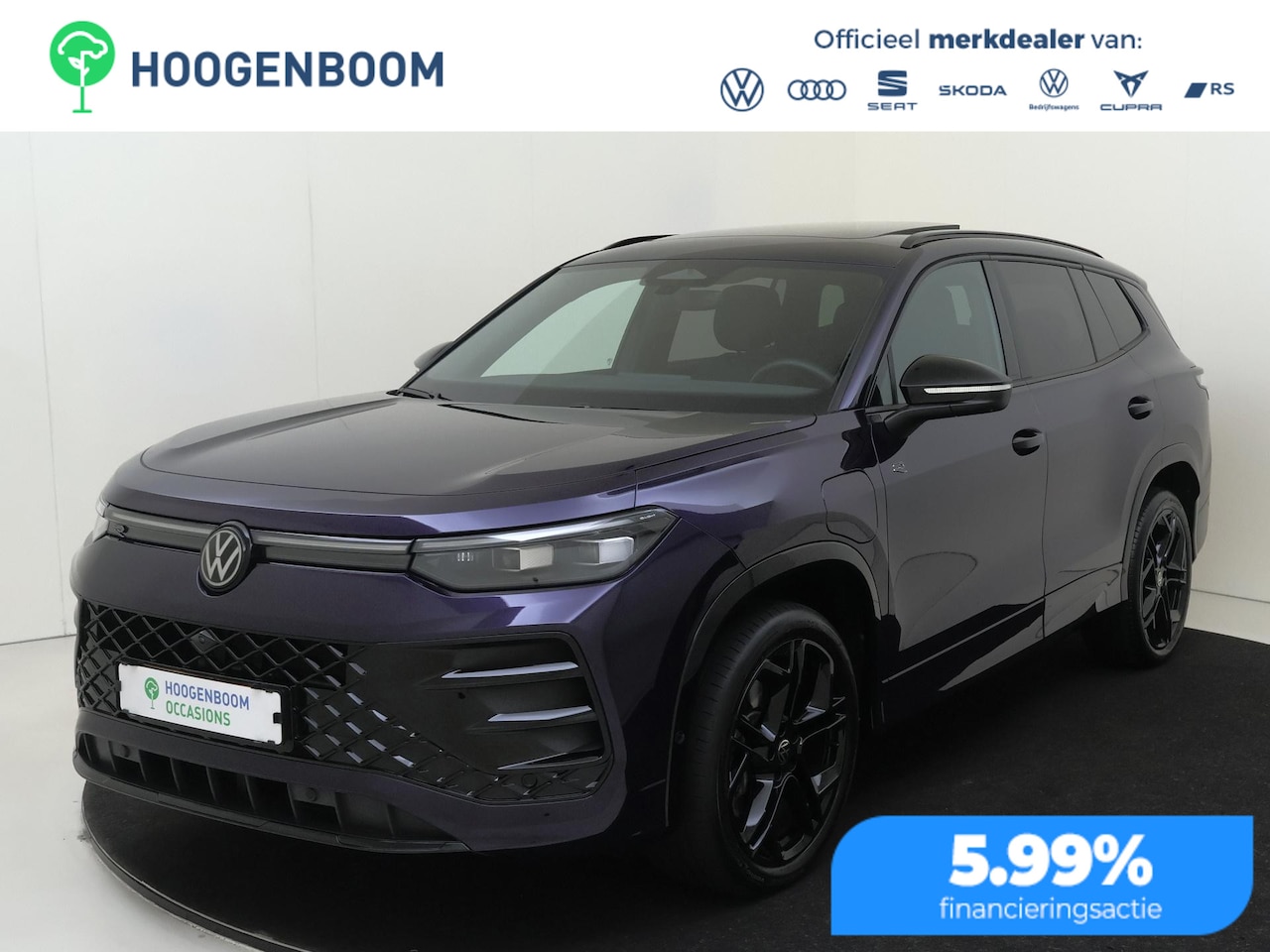 Volkswagen Tayron - 1.5 eHybrid R-Line Edition trekhaak | leren bekleding | pano dak - AutoWereld.nl