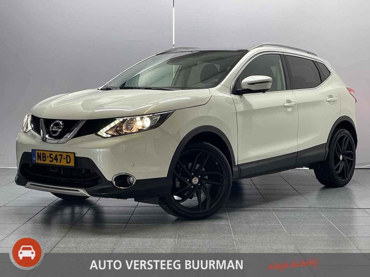Nissan Qashqai - 1.2 N-Connecta Cruise Control, Camera, Panoramadak, 18'' LM velgen - AutoWereld.nl