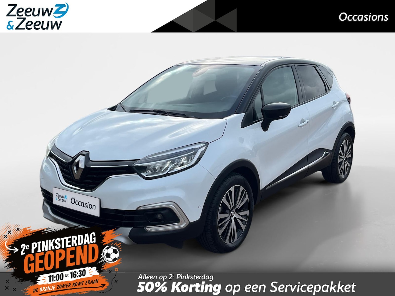Renault Captur - 1.3 TCe Intens *Automaat*Navi+Camera*Climate Control*Keyless Entry*Parkeersensoren*Zeer ne - AutoWereld.nl