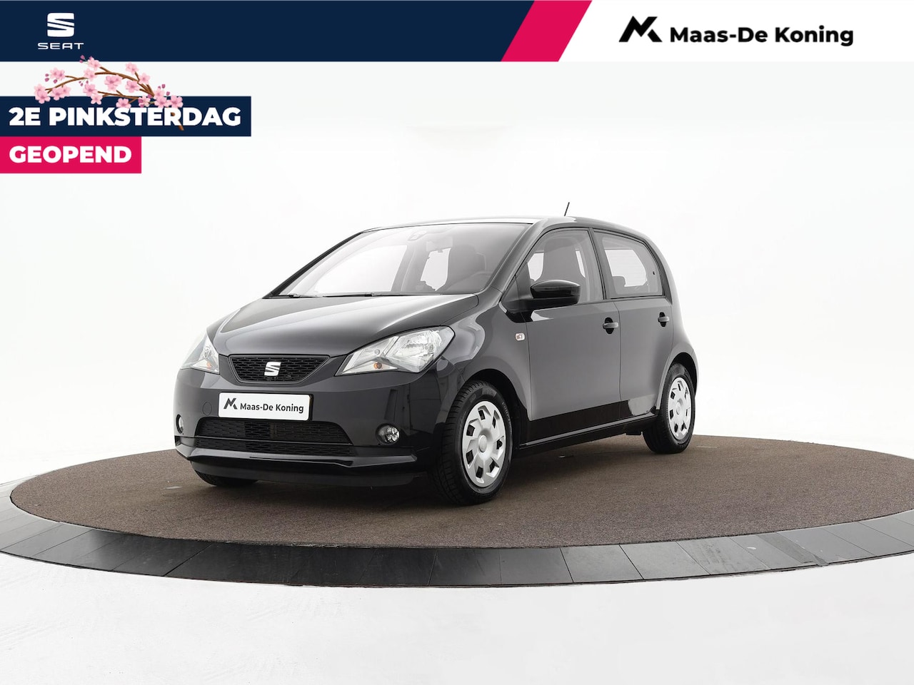 SEAT Mii - 1.0 60pk Style Intense · Cruise Control · P-Sensoren · Airco · Radio · Bluetooth · 14'' In - AutoWereld.nl