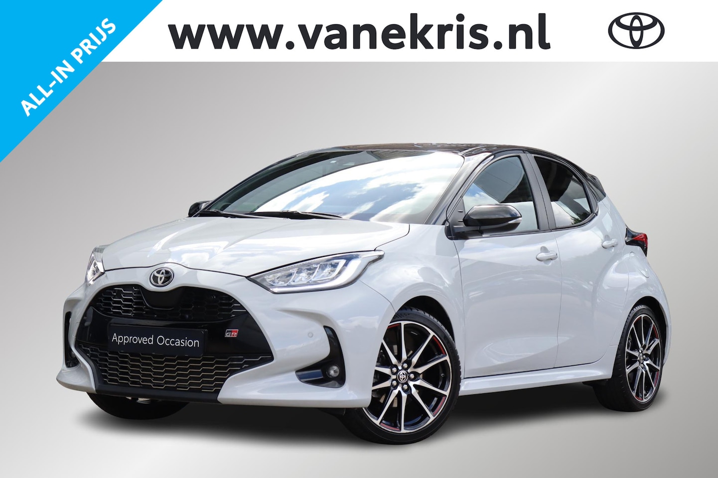 Toyota Yaris - 1.5 Hybrid GR Sport 1.5 Hybrid GR Sport, Head Up Display , Stoelverwarming , Navigatie - AutoWereld.nl