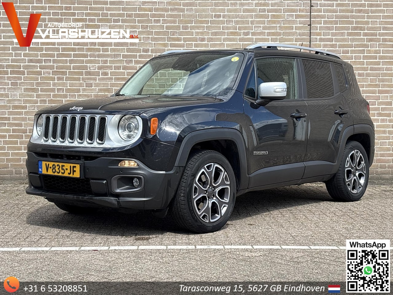 Jeep Renegade - 2.0 MultiJet Limited Automaat | Mindervalide Auto | Camera | Climate | Navi | Leder | - AutoWereld.nl