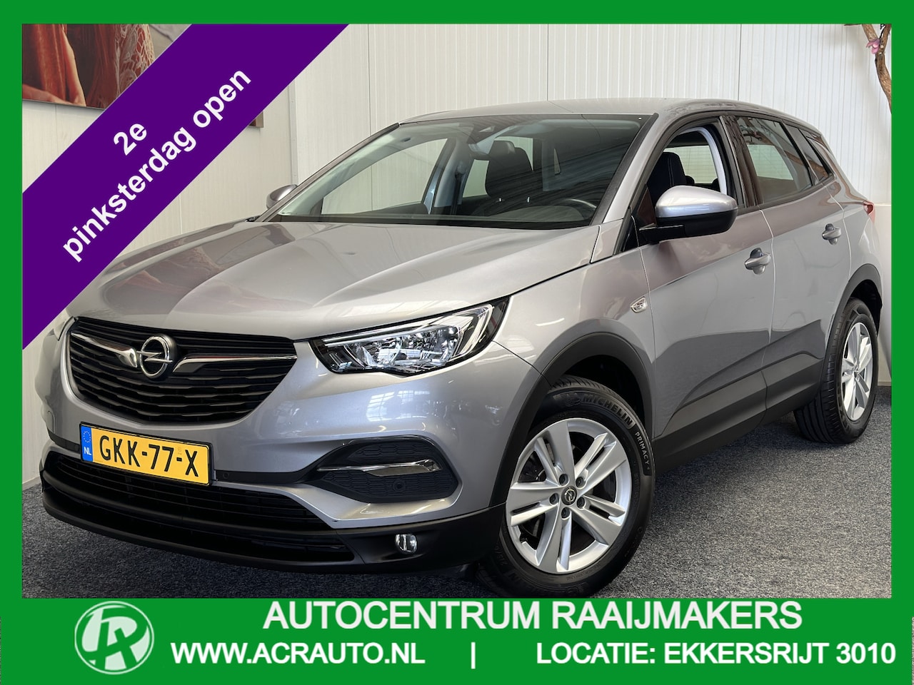 Opel Grandland X - 1.2 TURBO EDITION NAVIGATIE CRUISE CONTROL APPLE CARPLAY/ANDROID RIJSTROOKSENSOREN ACHTERU - AutoWereld.nl