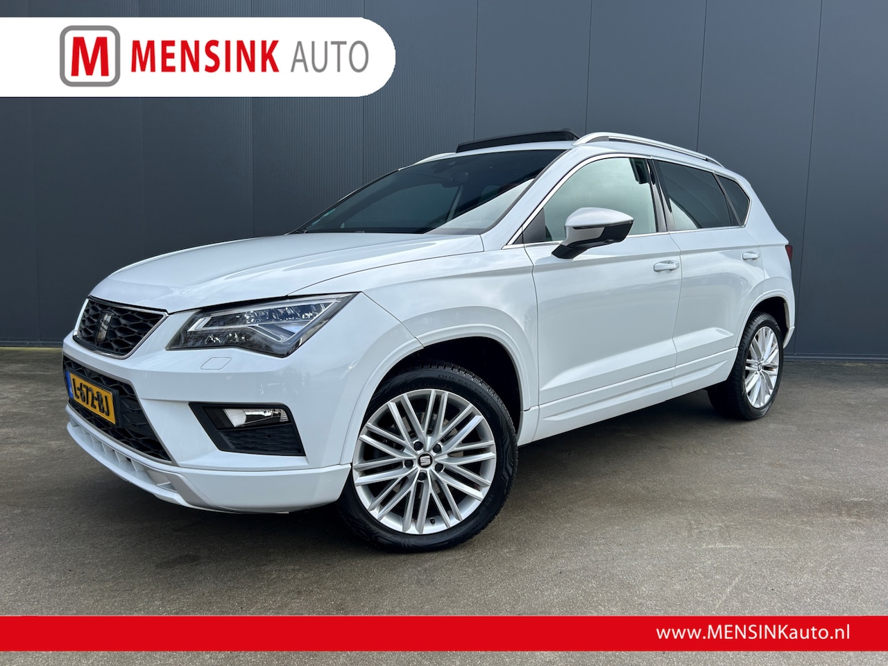 SEAT Ateca - 1.4 EcoTSI Xcellence PANO DAK LEER 360 CAMERA NAVI ECC CRUISE SEAT SOUND SYSTEEM - AutoWereld.nl