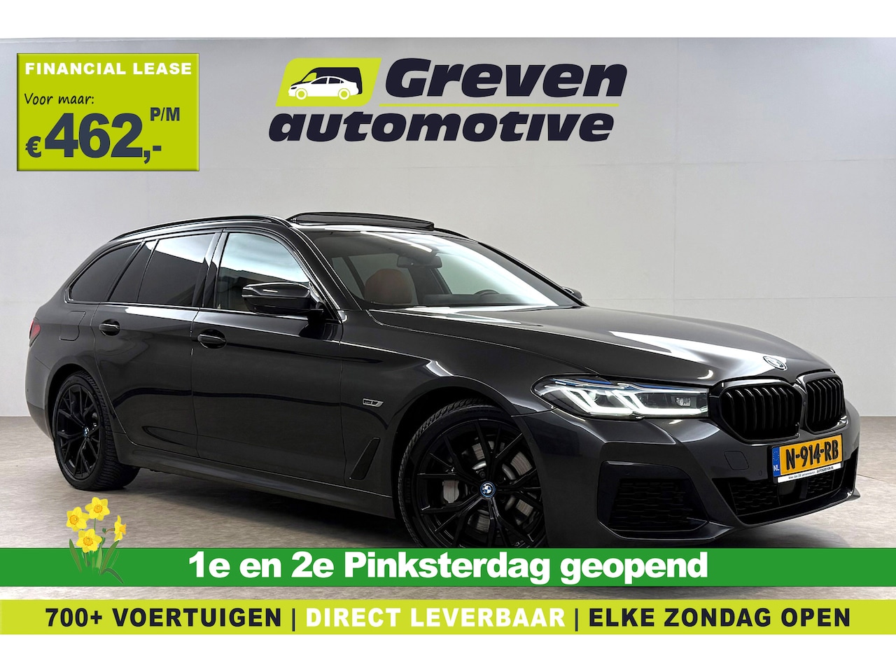 BMW 5-serie Touring - 530e High Executive M-Sport | BMW Laser | Pano | Sfeer | 360° | HuD | Memory | Virtual | C - AutoWereld.nl