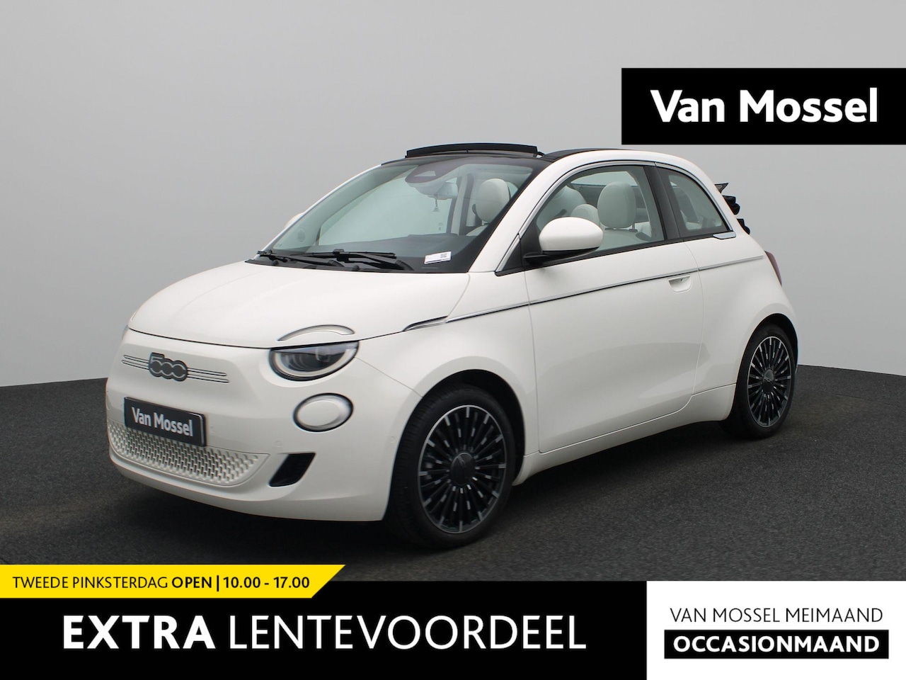 Fiat 500 C - 500e 42 kWh La Prima | Camera | Stoel verwarming | Navigatie | Parkeersensoren Voor&Achter - AutoWereld.nl