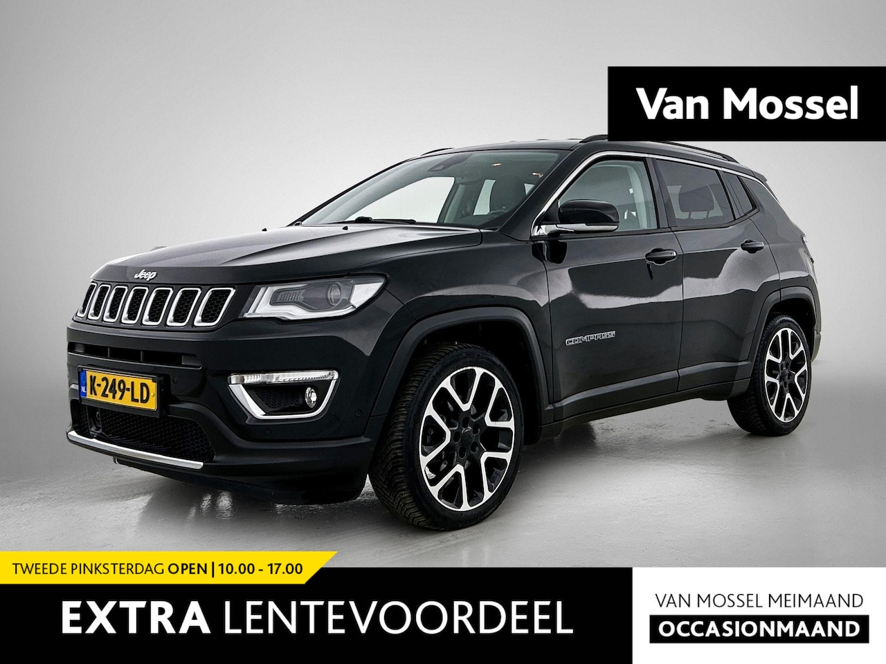 Jeep Compass - 1.3T Limited | Camera | Navigatie | 19" Lichtmetalen velgen | Trekhaak | Apple Carplay & A - AutoWereld.nl