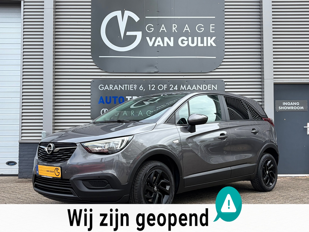 Opel Crossland X - 1.2 131PK Automaat,Navi,Clima,Cruise,Isofix,Carplay,Stoel+StuurVerwarming,ElektrRamen+Spie - AutoWereld.nl