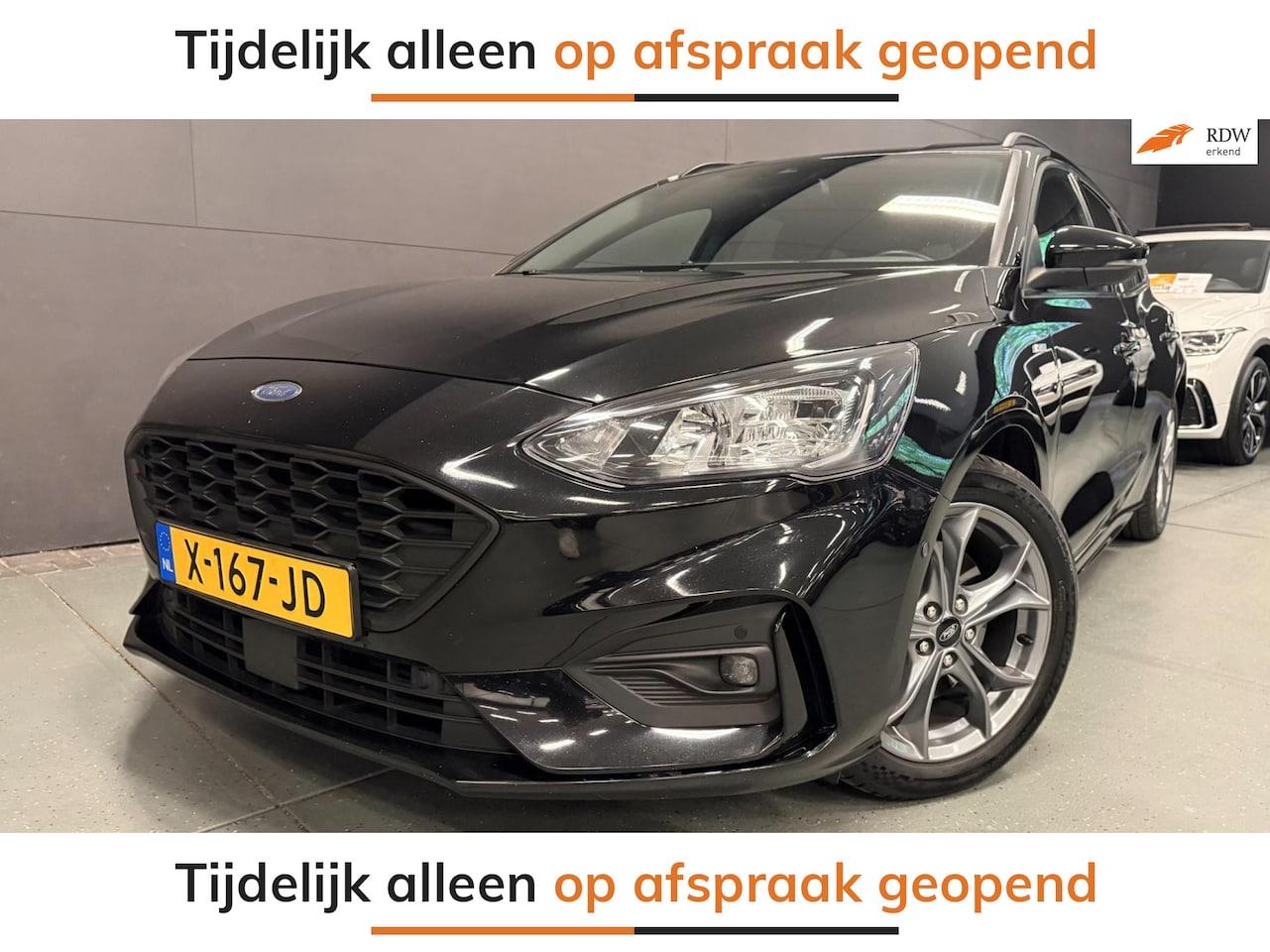 Ford Focus Wagon - 1.0 EcoBoost Hybrid ST Line X Business NAVI/CAM/DAB/CARPLAY/ECC/PDC/CRUISE/// - AutoWereld.nl