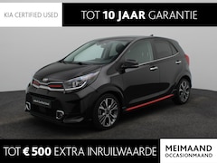 Kia Picanto - 1.0 T-GDi GT-Line 5p 100 PK | Open Dak | Leder | Stoelverwarming | Keyless | Camera | Navi