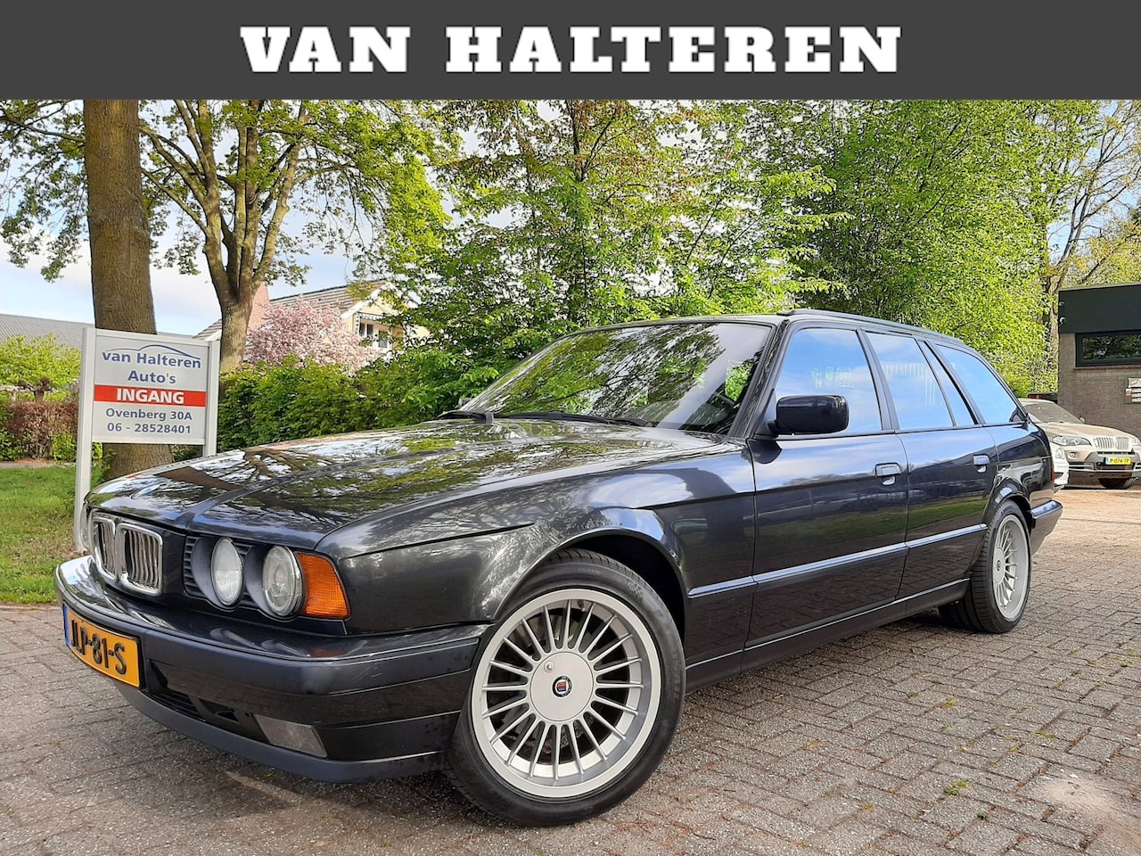 BMW 5-serie Touring - 530i V8 E34 Airco/Clima Leder Int Alpina - AutoWereld.nl