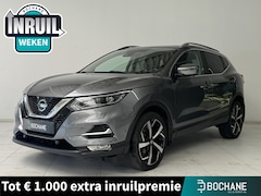 Nissan Qashqai - 1.3 DIG-T Tekna + | Navigatie | Trekhaak | Panoramadak | 360 Camera |