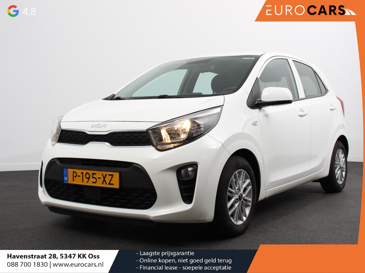 Kia Picanto - 1.0 DPi Automaat DynamicLine Navigatie Apple Carplay/Android Auto Airco Camera DAB Lichtme - AutoWereld.nl