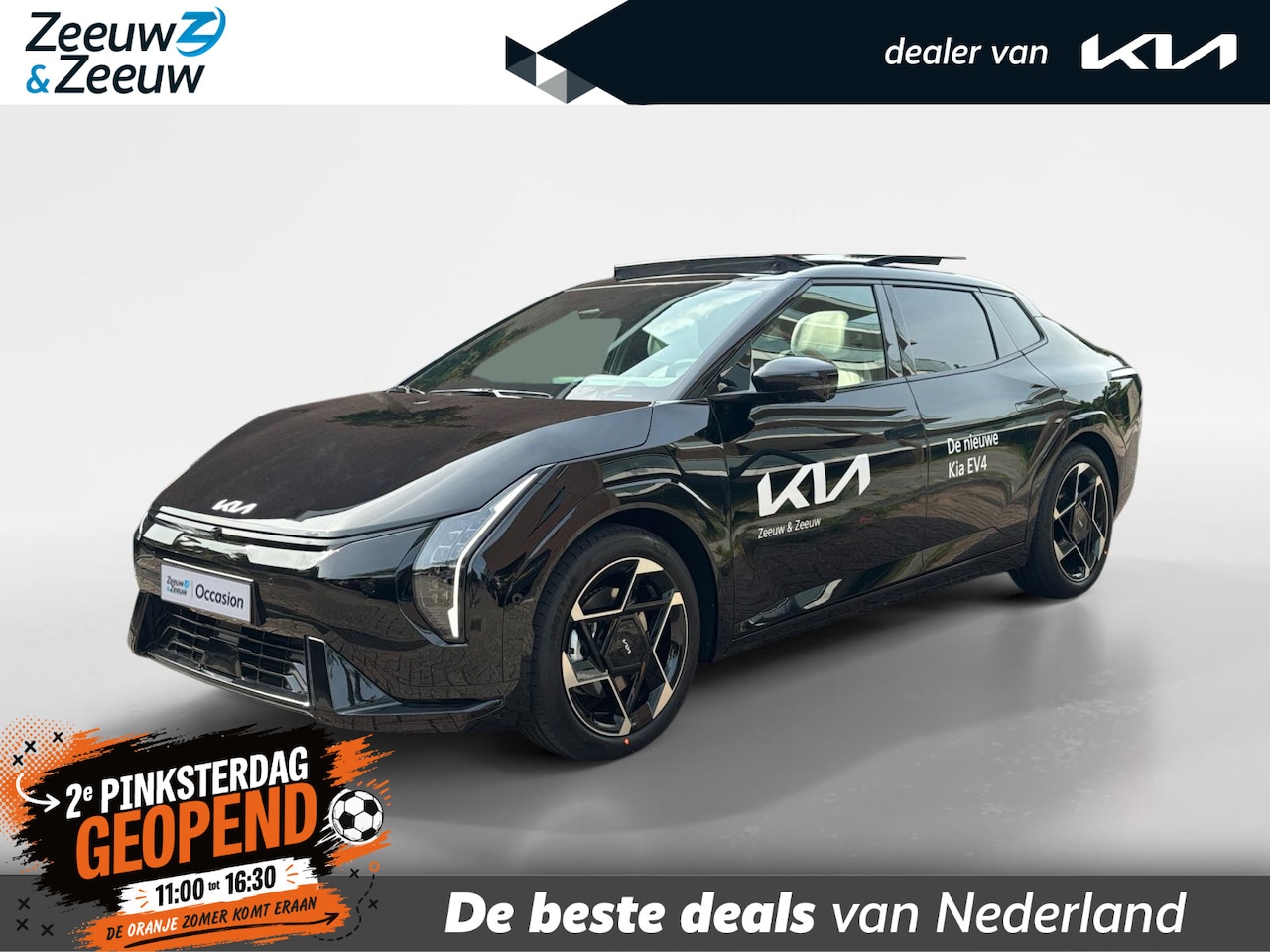 Kia EV4 Fastback - GT-PlusLine 81.4 kWh Informeer naar beschikbaarheid | 204 pk | 612 km actieradius | NU €4. - AutoWereld.nl