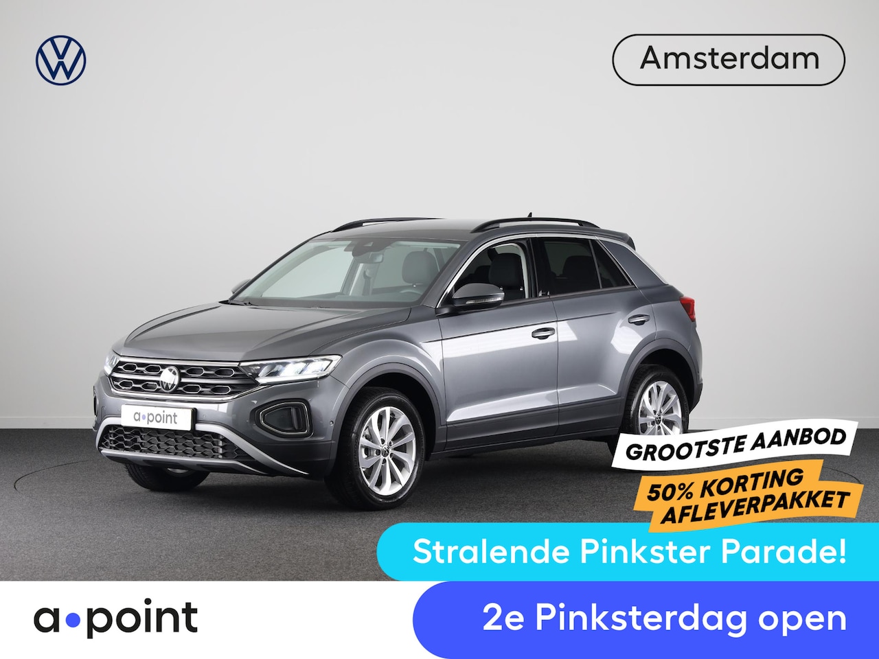 Volkswagen T-Roc - Life Edition 1.5 110 kW / 150 pk TSI SUV 7 versn. | Verlengde garantie | Private lease van - AutoWereld.nl