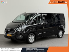 Ford Transit Custom - 300 2.0 TDCI L2H1 Limited Dubbele cabine Navi Airco 2 Schuifdeuren Trekhaak PDC Camera Car