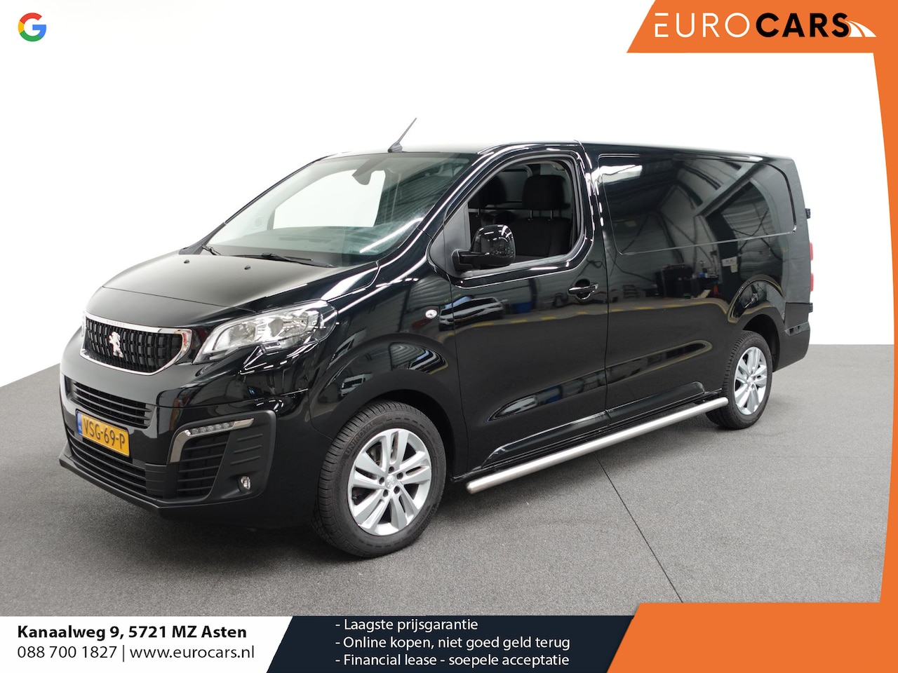 Peugeot Expert - 2.0 BlueHDI 180PK Long Premium Automaat Airco Apple Carplay/ Android Auto Trekhaak Sidebar - AutoWereld.nl