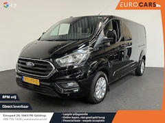 Ford Transit Custom - 300 2.0 TDCI L2H1 Limited Dubbele cabine Navi Airco2 Schuifdeuren Trekhaak PCD Carplay DAB