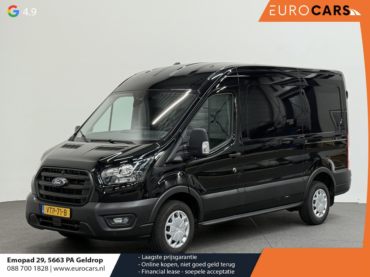Ford Transit - 310 2.0 TDCI L2H2 Trend Automaat Navigatie Trekhaak 360° Camera Airco Cruise DAB+ - AutoWereld.nl