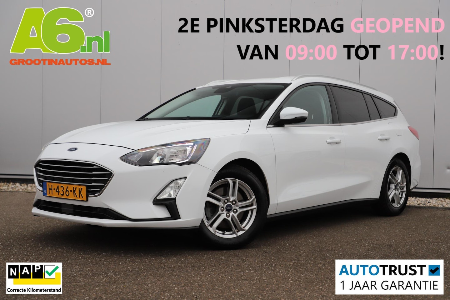 Ford Focus Wagon - 1.5 EcoBlue Trend Edition Business Trekhaak Navigatie Carplay Android Parkeersensor Airco - AutoWereld.nl