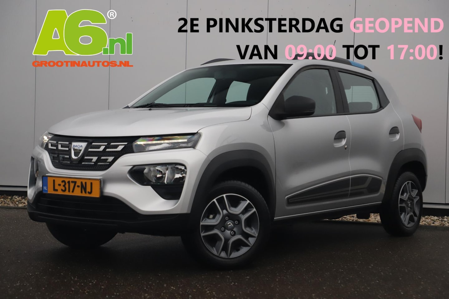 Dacia Spring - Business 27 kWh Automaat Leder Navigatie Camera Airco Cruise 14 inch LMV Elektrische Ramen - AutoWereld.nl