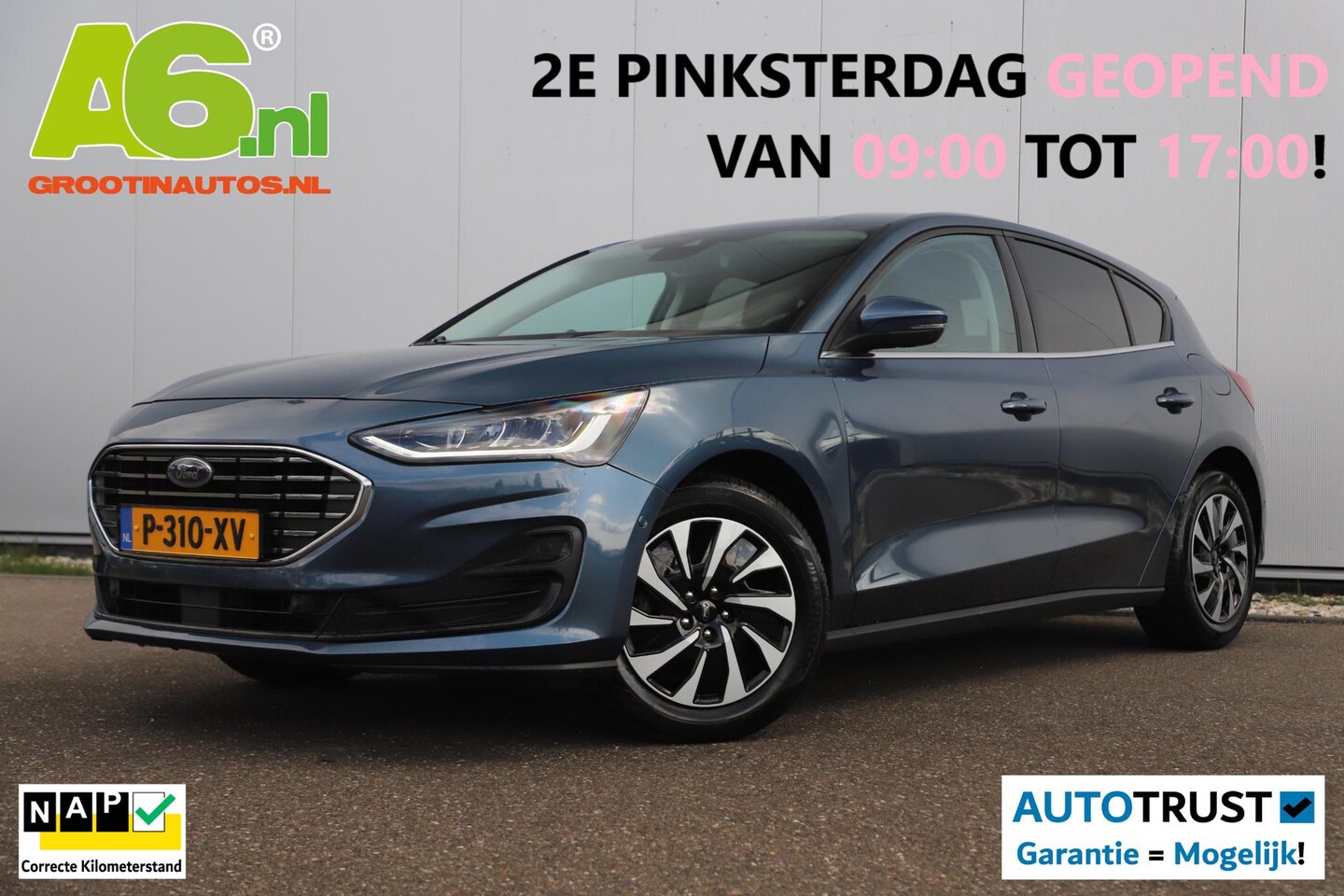 Ford Focus - 1.0 EcoBoost Hybrid Titanium Style Winter Pack Keyless Navigatie Achteruitrijcamera Carpla - AutoWereld.nl